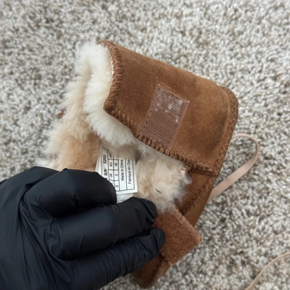 UGG Australia Brown unisex Baby Erin Booties